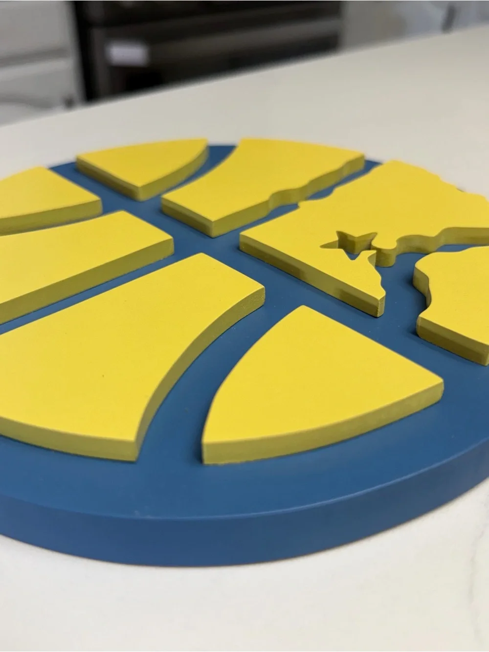 CUSTOM MADE 3D LAYER MINNEAPOLIS LAKERS WOOD SIGN